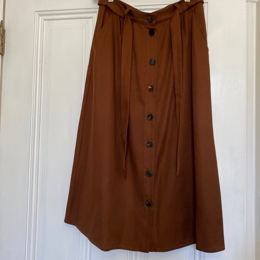 High-waisted Sezané skirt